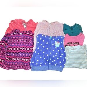 Bundle of girl's cold weather tops lot 12m